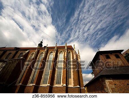 Stock Photograph - Poland Krakow St Catherine's Church. Fotosearch