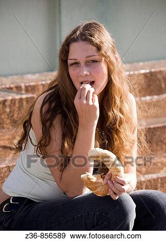 Poland Krakow, young woman View Large Photo Image Stock Photo - Poland Krakow, young woman. Fotosearch