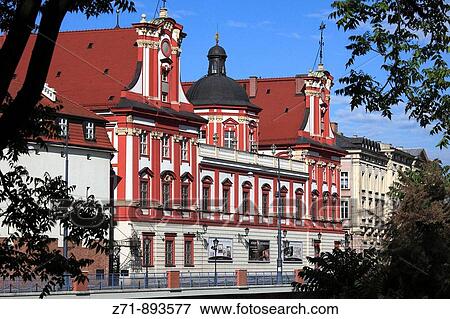 Poland, Wroclaw, Ossolineum National Library View Large Photo Image Stock Photo - Poland, Wroclaw, Ossolineum National Library. Fotosearch