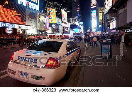 Police car in Times Square, New York City, USA View Large Photo Image Stock Image - Police car in Times Square, New York City, USA. Fotosearch