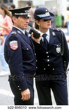 Stock Image - Police, Coimbra, Portugal. Fotosearch