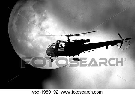 police helicopter against the moon View Large Photo Image Stock Image - police helicopter against the moon. Fotosearch