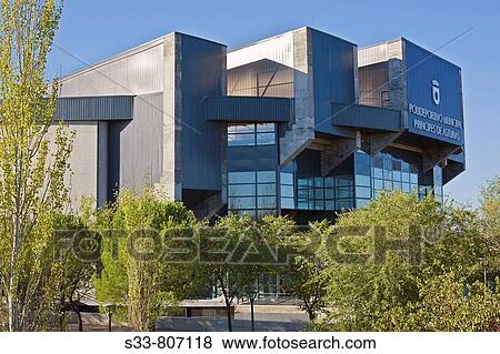 Stock Photo - Polideportivo Pr? ncipes de Asturias. Pinto. Madrid province. Spain.. Fotosearch