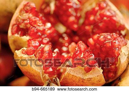 Pomegranates. La Boquer? a market, Barcelona. Catalonia, Spain View Large Photo Image Stock Photo - Pomegranates. La Boquer? a market, Barcelona. Catalonia, Spain. Fotosearch