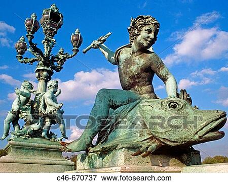 Stock Photo - Pont Alexandre III. Paris. France. Fotosearch