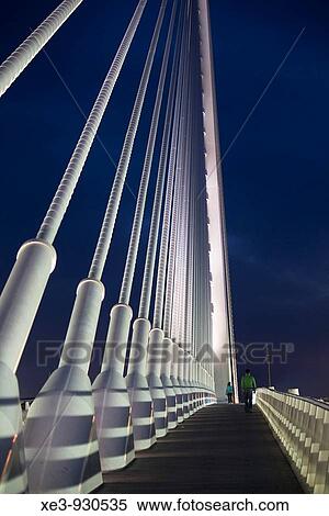 Stock Photography - Pont de l? Assut de l? Or (bridge). City of Arts and Sciences, Valencia, Spain. Fotosearch