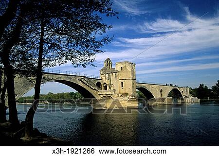 Pont Saint-Benezet, famous bridge over the Rhone River, Avignon, Vaucluse department, Provence-Alpes-Cote d? Azur region, southeast of France, Europe View Large Photo Image Stock Photograph - Pont Saint-Benezet, famous bridge over the Rhone River, Avignon, Vaucluse department, Provence-Alpes-Cote d? Azur region, southeast of France, Europe. Fotosearch