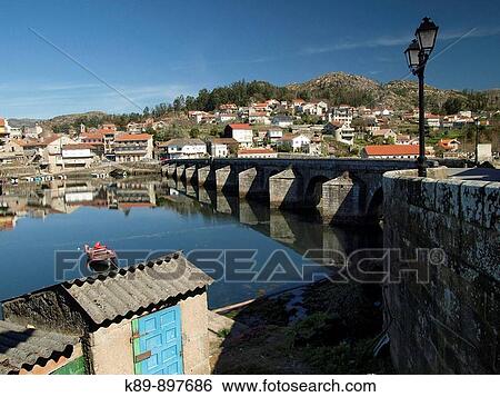 Stock Photograph - Ponte Sampaio. Pontevedra. Galicia. Espaa.. Fotosearch