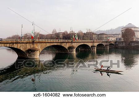 Ponte Vittorio Emanuele I on the Po river, Torino, Italy, Europe View Large Photo Image Stock Image - Ponte Vittorio Emanuele I on the Po river, Torino, Italy, Europe. Fotosearch