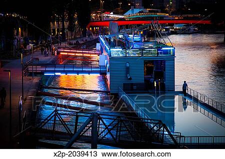 Pool in Danube canal, Vienna, Austria. View Large Photo Image Stock Image - Pool in Danube canal, Vienna, Austria.. Fotosearch