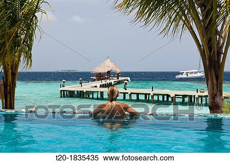 Pool of Eriyadu Island, North Male Atoll, Maldives View Large Photo Image Stock Photography - Pool of Eriyadu Island, North Male Atoll, Maldives. Fotosearch