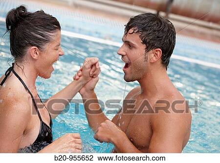 Stock Image - Pool, spa-relais. Lierganes hotel and spa, Cantabria, Spain. Fotosearch