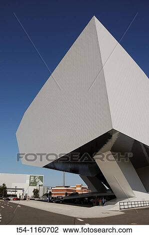 Stock Image - Porsche Museum in Stuttgart-Zuffenhausen. Fotosearch