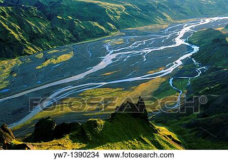 Porsmork Valley, Iceland View Large Photo Image Picture - Porsmork Valley, Iceland. Fotosearch