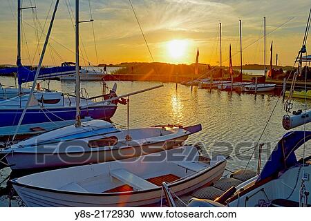 Port at Restaurant and Hotel Knatter at Stagniess, Usedom, Germany. View Large Photo Image Stock Image - Port at Restaurant and Hotel Knatter at Stagniess, Usedom, Germany.. Fotosearch