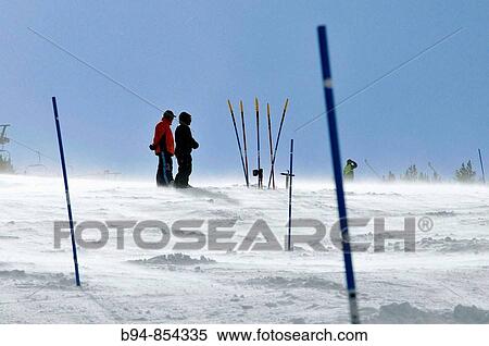Stock Photography - Port del Comte ski resort. Lleida province, Catalonia, Spain. Fotosearch