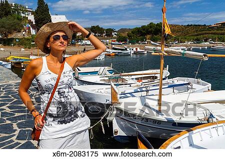 Port lligat village. Cadaques town. Costa Brava, Girona. Catalonia, Spain. View Large Photo Image Stock Photography - Port lligat village. Cadaques town. Costa Brava, Girona. Catalonia, Spain.. Fotosearch