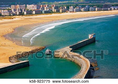 Port of Laredo, Cantabria, Spain View Large Photo Image Stock Photography - Port of Laredo, Cantabria, Spain. Fotosearch