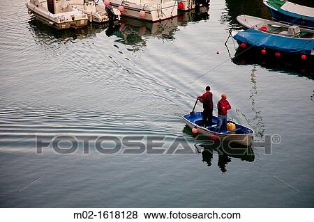 Stock Photo - Port of Mutriku in the coast of Guipuzcoa, Basque Country, Spain. Fotosearch