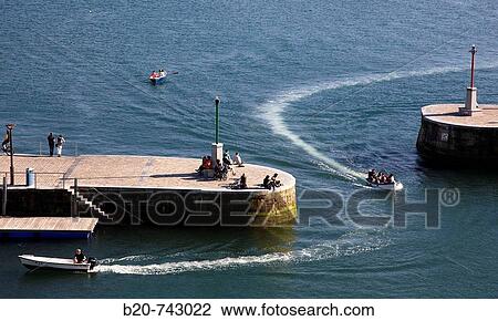 Stock Image - Port, San Sebastian. Guipuzcoa, Basque Country, Spain. Fotosearch