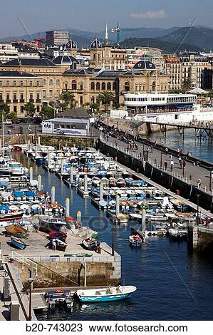 Port, San Sebastian. Guipuzcoa, Basque Country, Spain View Large Photo Image Stock Image - Port, San Sebastian. Guipuzcoa, Basque Country, Spain. Fotosearch