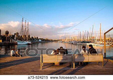 Port Vell. Barcelona. Spain View Large Photo Image Stock Photography - Port Vell. Barcelona. Spain. Fotosearch