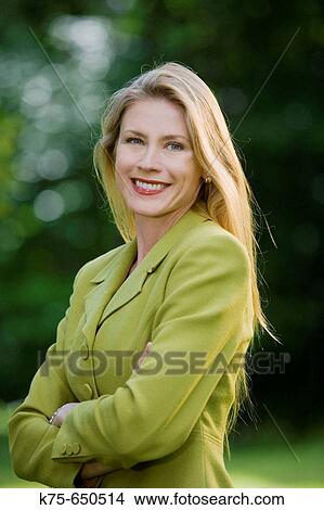 Picture - portait of businesswoman. Fotosearch