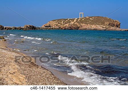 Portara Gateway, Temple of Apollo, Naxos, Cyclades Islands, Greece View Large Photo Image Stock Photography - Portara Gateway, Temple of Apollo, Naxos, Cyclades Islands, Greece. Fotosearch