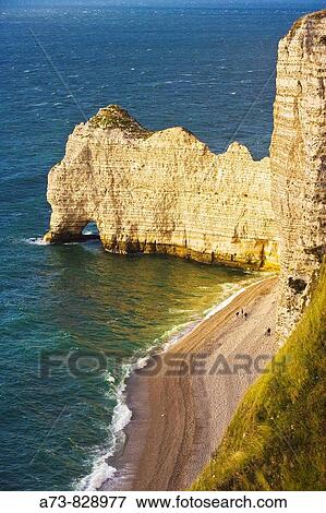 Porte d? Amont, Etretat. Seine-Maritime, Haute-Normandie, France View Large Photo Image Stock Photo - Porte d? Amont, Etretat. Seine-Maritime, Haute-Normandie, France. Fotosearch
