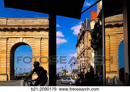 Porte de Bourgogne (1755-1757) at Bordeaux, Gironde, Aquitaine, France View Large Photo Image Stock Photo - Porte de Bourgogne (1755-1757) at Bordeaux, Gironde, Aquitaine, France. Fotosearch
