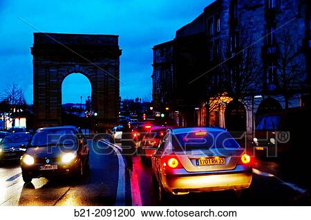 Porte de Bourgogne, at Bordeaux, Gironde, Aquitaine, France View Large Photo Image Stock Image - Porte de Bourgogne, at Bordeaux, Gironde, Aquitaine, France. Fotosearch