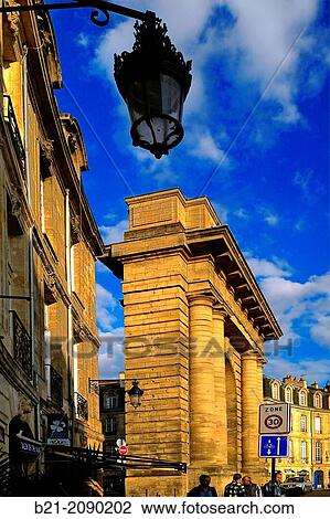 Porte de Bourgogne, Bordeaux, Gironde, Aquitaine, France View Large Photo Image Stock Image - Porte de Bourgogne, Bordeaux, Gironde, Aquitaine, France. Fotosearch