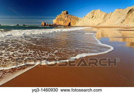 Portio beach, Costa Quebrada, Pi? lagos, Cantabria, Spain View Large Photo Image Stock Image - Portio beach, Costa Quebrada, Pi? lagos, Cantabria, Spain. Fotosearch