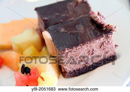 Portion of chocolate tart. View Large Photo Image Stock Image - Portion of chocolate tart.. Fotosearch