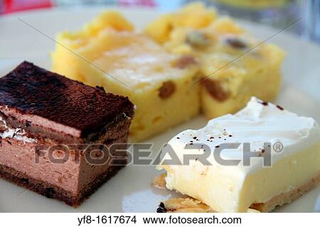 Portions of tarts on plat View Large Photo Image Picture - Portions of tarts on plat. Fotosearch