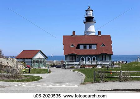 Portland Head Lighthouse in Portland, Maine, USA View Large Photo Image Stock Photography - Portland Head Lighthouse in Portland, Maine, USA. Fotosearch