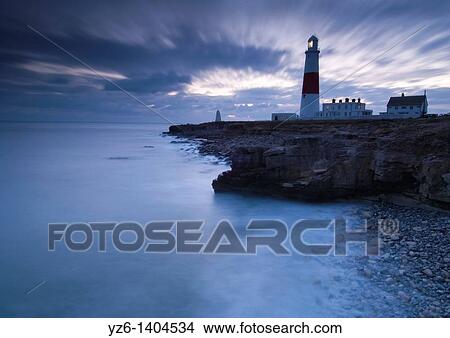 Portland Lighthouse at sunset. Portland, Dorset, England View Large Photo Image Picture - Portland Lighthouse at sunset. Portland, Dorset, England. Fotosearch