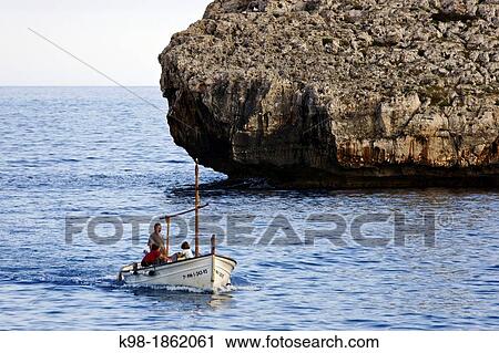 Stock Image - Porto Cristo Mallorca Manacor Balearic Islands Spain. Fotosearch