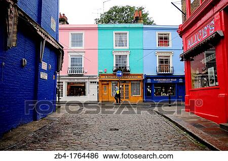 Portobello Road, Nothing Hill, London, England, UK, Europe. View Large Photo Image Stock Photograph - Portobello Road, Nothing Hill, London, England, UK, Europe.. Fotosearch