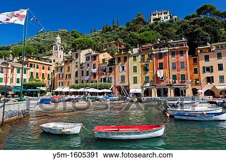 Portofino Harbour, Province of Genoa, Liguria, Italy, Europe View Large Photo Image Stock Image - Portofino Harbour, Province of Genoa, Liguria, Italy, Europe. Fotosearch