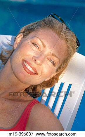 portrait at a swiming pool View Large Photo Image Stock Photo - portrait at a swiming pool. Fotosearch