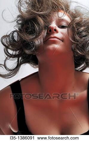 Stock Image - Portrait bottom up. Fotosearch