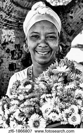 Portrait colorful woman in park in Havana Cuba Habana View Large Photo Image Stock Photo - Portrait colorful woman in park in Havana Cuba Habana. Fotosearch