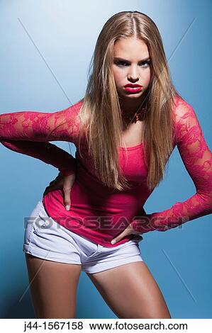 Portrait of 19-20 year old woman View Large Photo Image Stock Photo - Portrait of 19-20 year old woman. Fotosearch