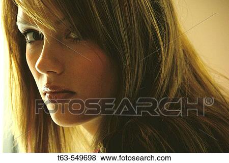 portrait of 20 yr old woman View Large Photo Image Stock Photo - portrait of 20 yr old woman. Fotosearch