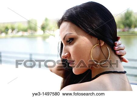 Portrait of 25 year old woman View Large Photo Image Stock Image - Portrait of 25 year old woman. Fotosearch
