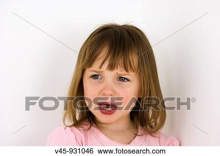 Portrait of 3 year old girl View Large Photo Image Stock Photograph - Portrait of 3 year old girl. Fotosearch