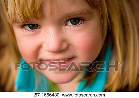 Portrait of 4 year old girl View Large Photo Image Stock Image - Portrait of 4 year old girl. Fotosearch
