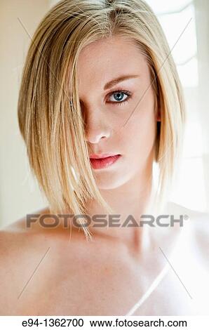 Portrait of a 19 year old blond woman. View Large Photo Image Stock Image - Portrait of a 19 year old blond woman.. Fotosearch