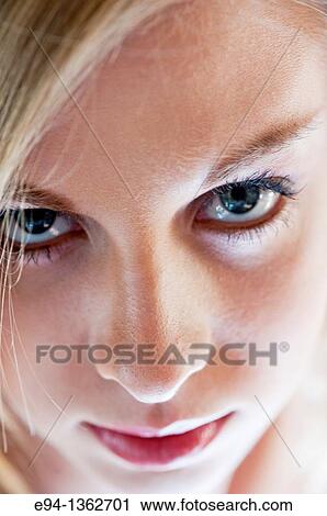 Portrait of a 19 year old blond woman. View Large Photo Image Stock Image - Portrait of a 19 year old blond woman.. Fotosearch